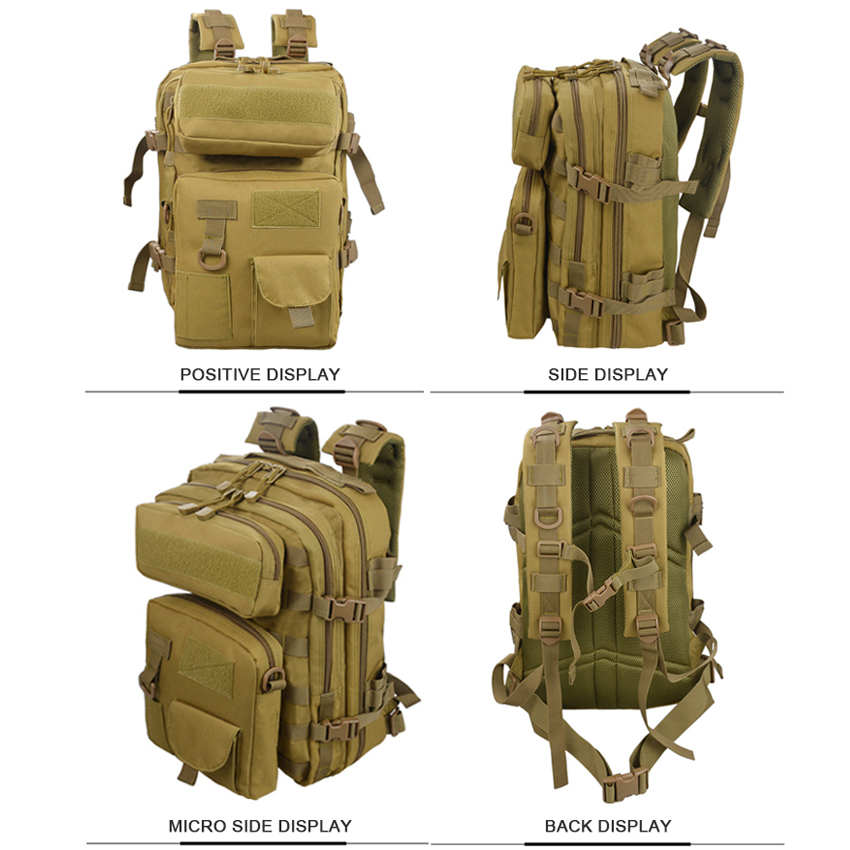 Camping caminhadas camuflagem militar molle mochila tática