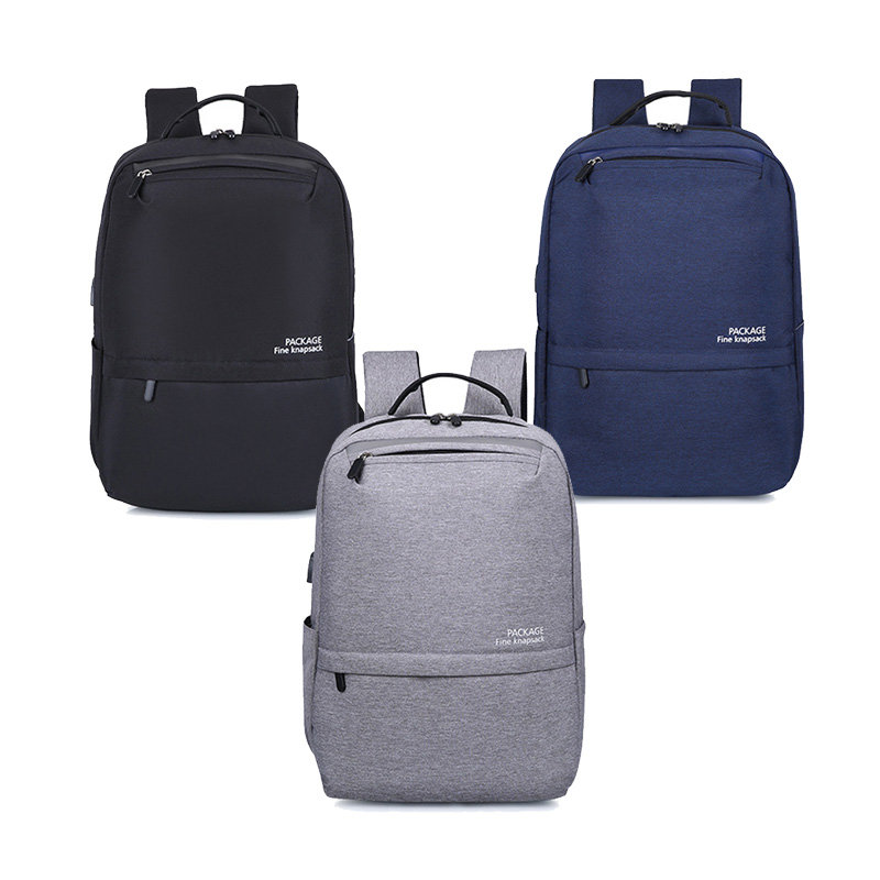 Mochila oxford para laptop personalizada à prova d'água anti-roubo usb