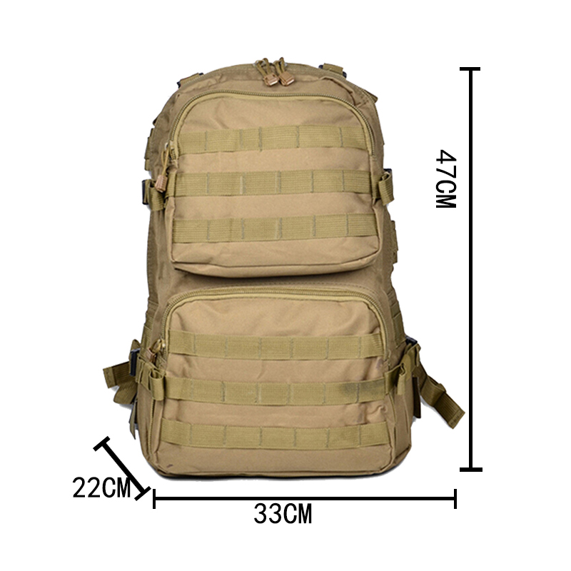 Mochila de camuflagem militar impermeável durável para caminhadas do exército