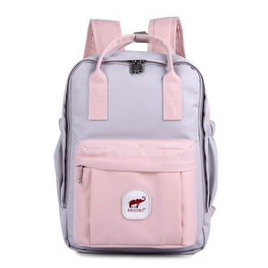 Mochila de estudante com câmera de nylon para laptop escolar de viagem personalizada