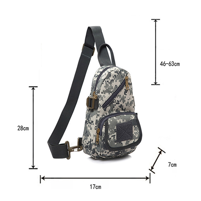 bolsa crossbody camuflagem mochila militar tática de escalada