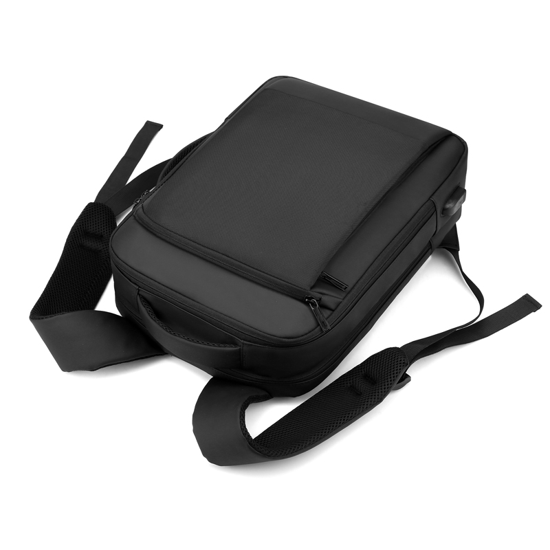 Mochila de laptop usb anti-roubo à prova d'água de viagem de 15,6 polegadas