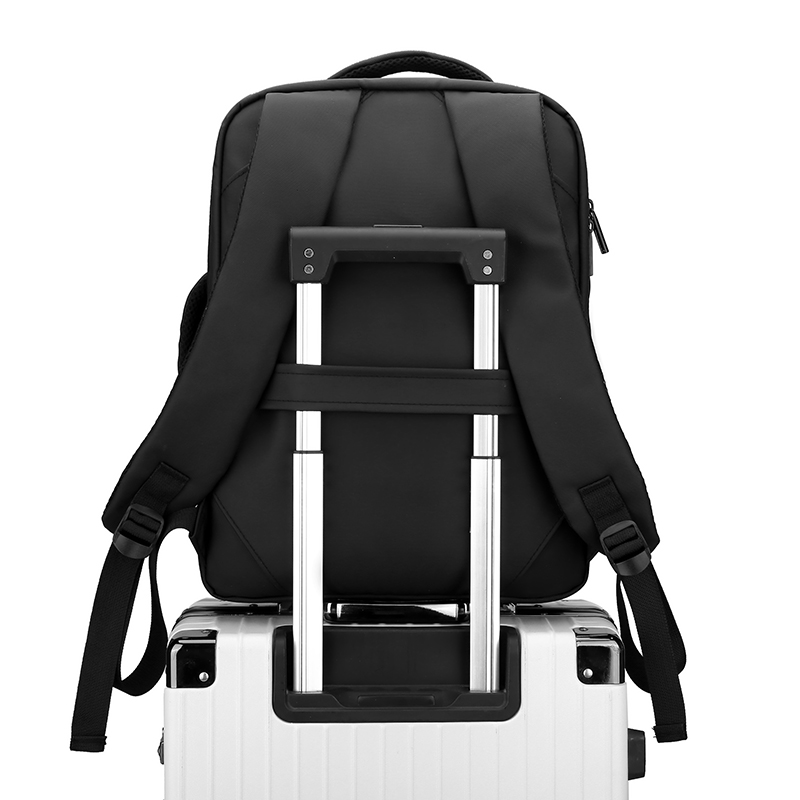 Mochila de laptop usb anti-roubo à prova d'água de viagem de 15,6 polegadas