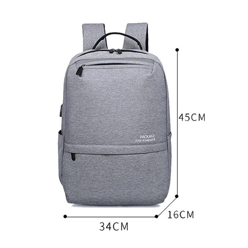 Mochila oxford para laptop personalizada à prova d'água anti-roubo usb