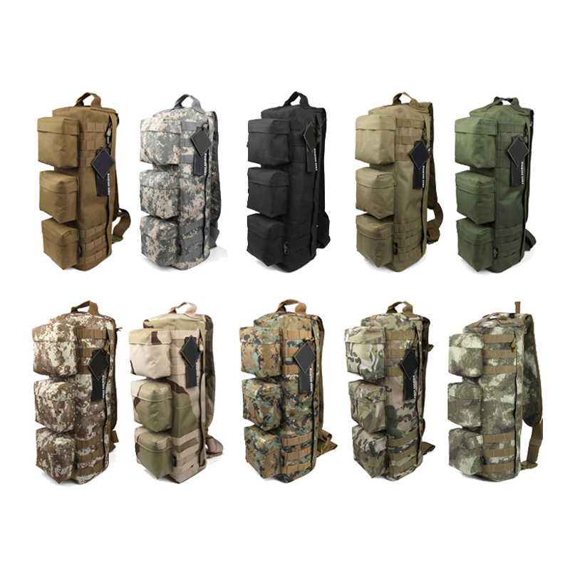 Mochila militar militar mochila de viagem durável camuflagem bolsa crossbody