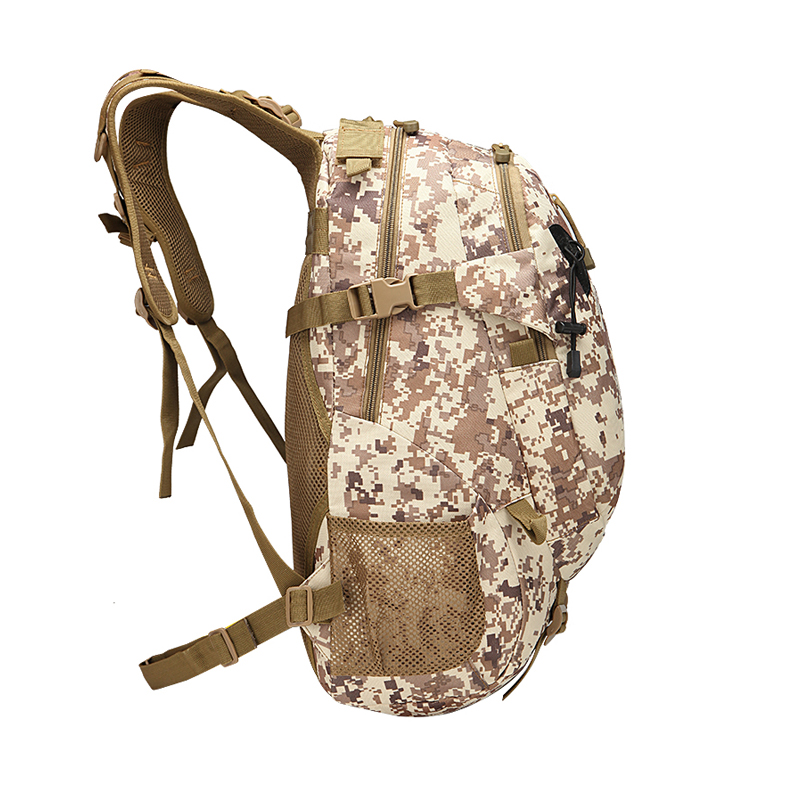 Mochila saco de camuflagem tática durável para câmera digital deserto