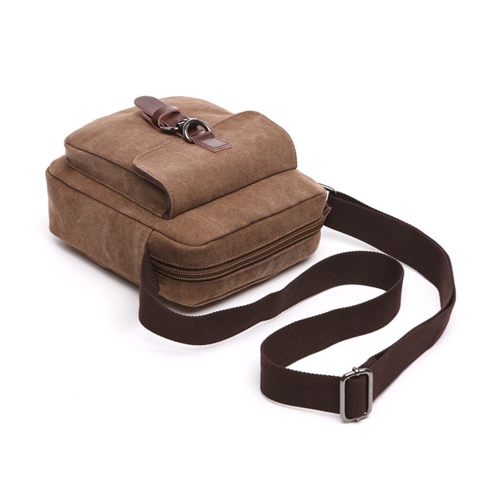 Bolsa lateral de lona de viagem casual de ombro mensageiro