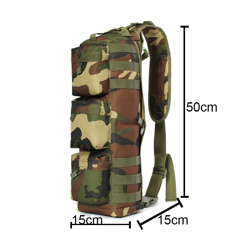 Mochila militar militar mochila de viagem durável camuflagem bolsa crossbody