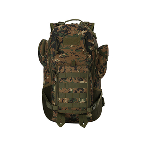 Mochila tática militar molle para caminhadas ao ar livre à prova d'água 45L