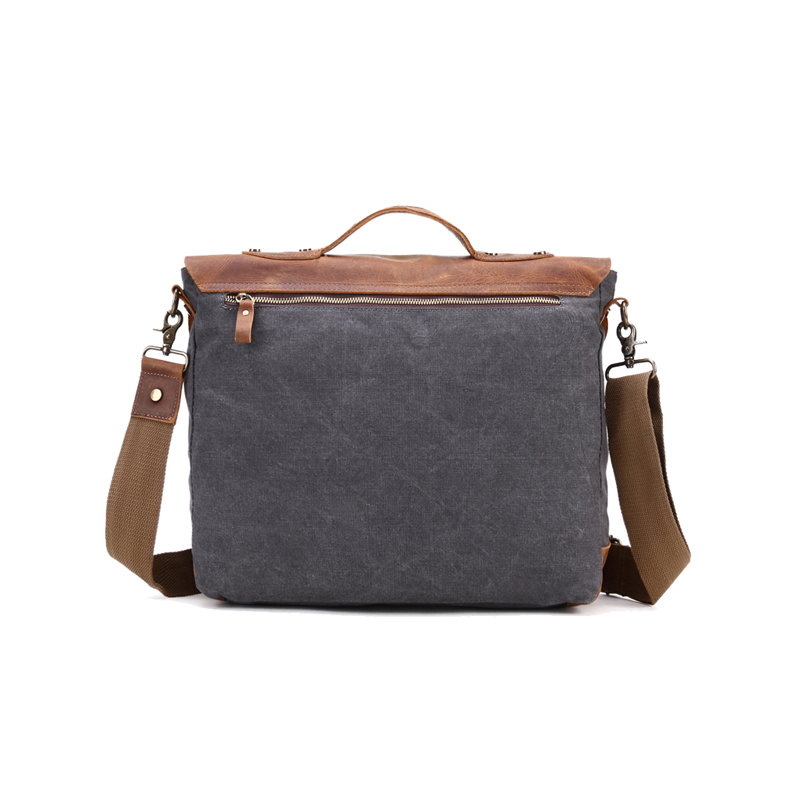 bolsa crossbody de lona multifuncional mens de couro bolsa mensageiro