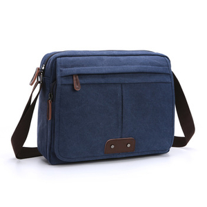 Men Sling ombro Crossbody Messenger Canvas Bag