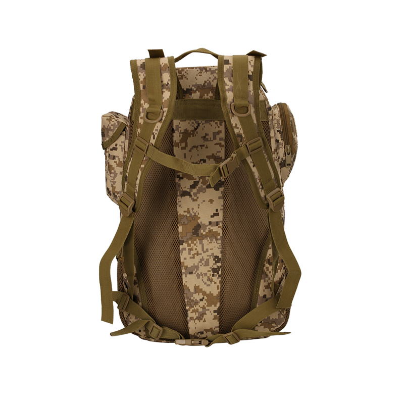 Mochila tática militar molle para caminhadas ao ar livre à prova d'água 45L