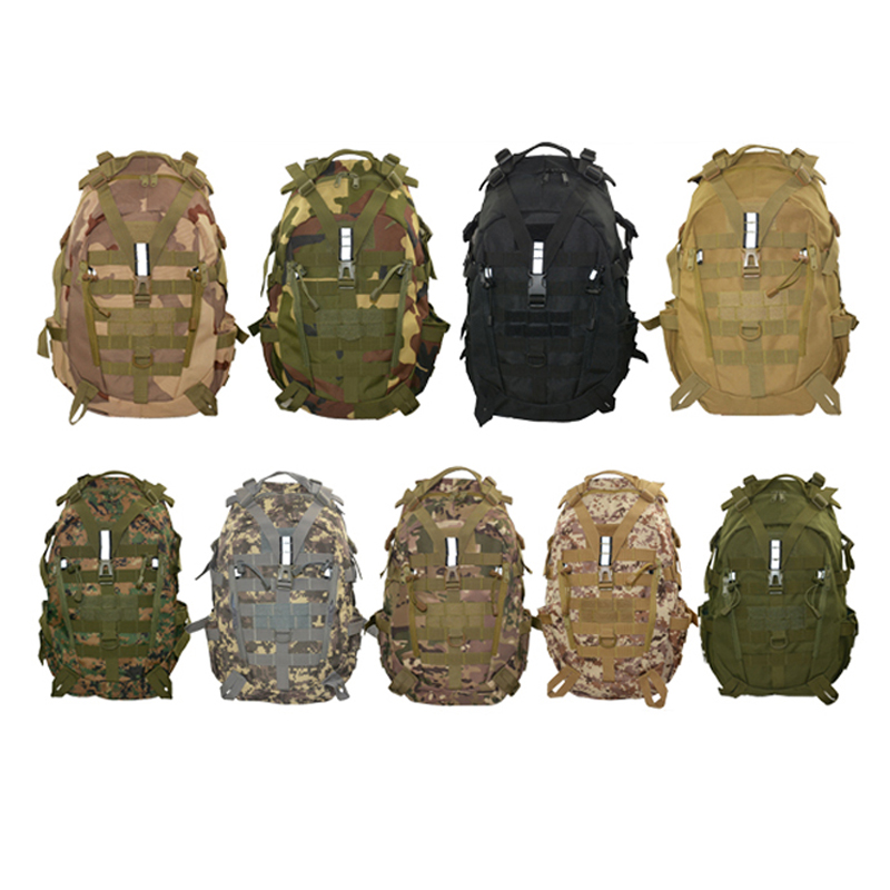 Mochila camuflada camuflagem floresta à prova d'água do exército suíço