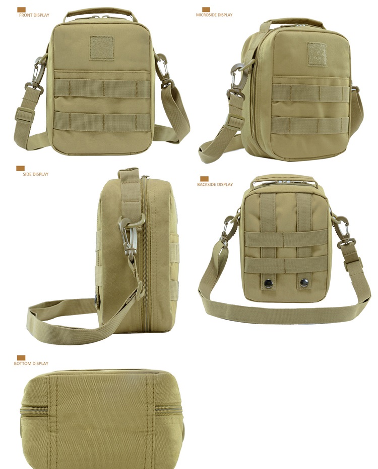 Bolsa de camuflagem do Sling Molle Crossbody Molle Crossbody de campo médico tático Molle