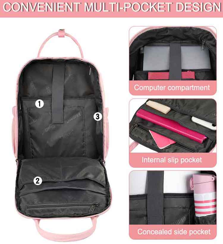 Mochila feminina para viagem de piquenique mochila escolar personalizada