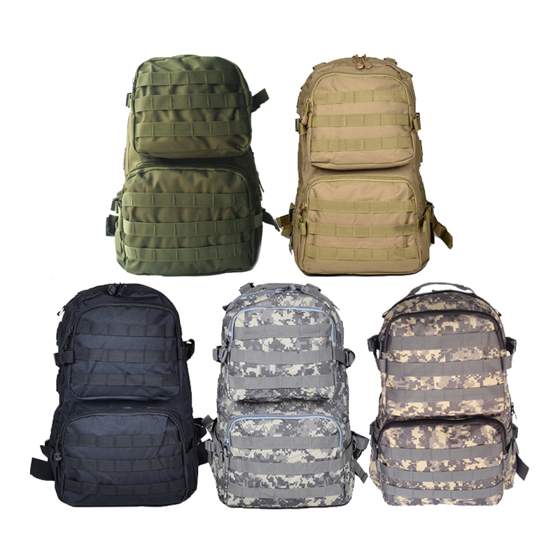 Mochila de camuflagem militar impermeável durável para caminhadas do exército