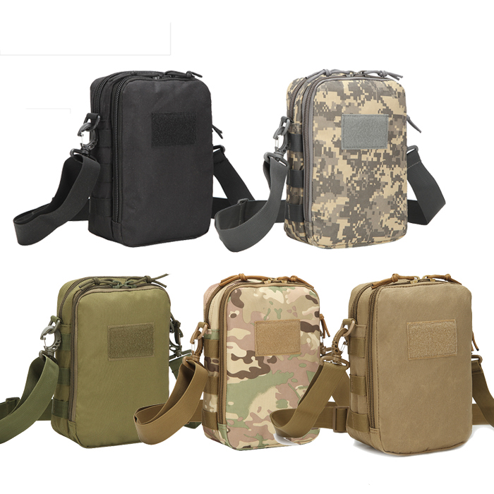 Mini bolsa mensageiro de camuflagem militar tática ao ar livre