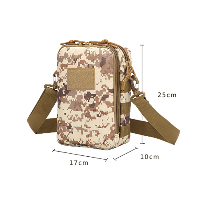 Mini bolsa mensageiro de camuflagem militar tática ao ar livre