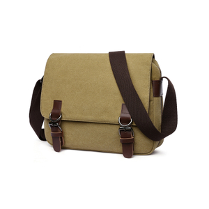 Crossbody ombro trabalho de lona mensageiro bolsa para homens