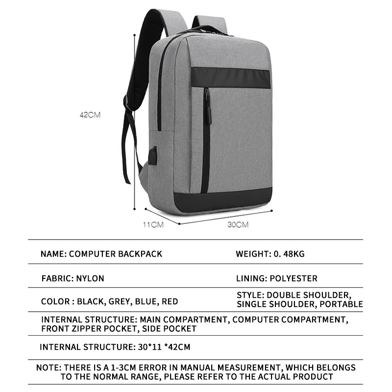 Mochila de laptop anti-roubo de negócios de viagem à prova d'água usb inteligente