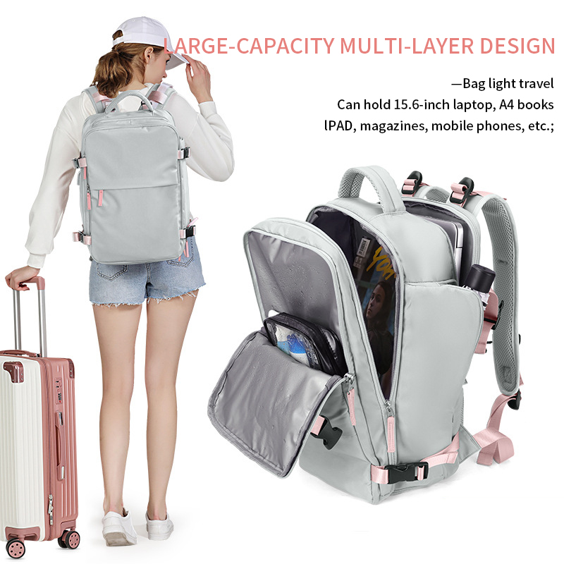 Mulheres viajam para a Backpack de Laptop USB de Latgage School 