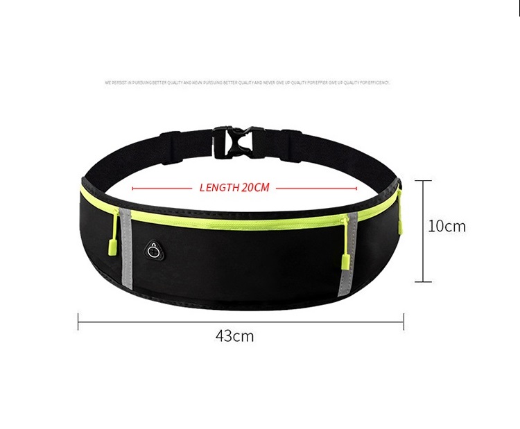  Elastic Running Fitness Reflexive Fanny Waist Custom Bag