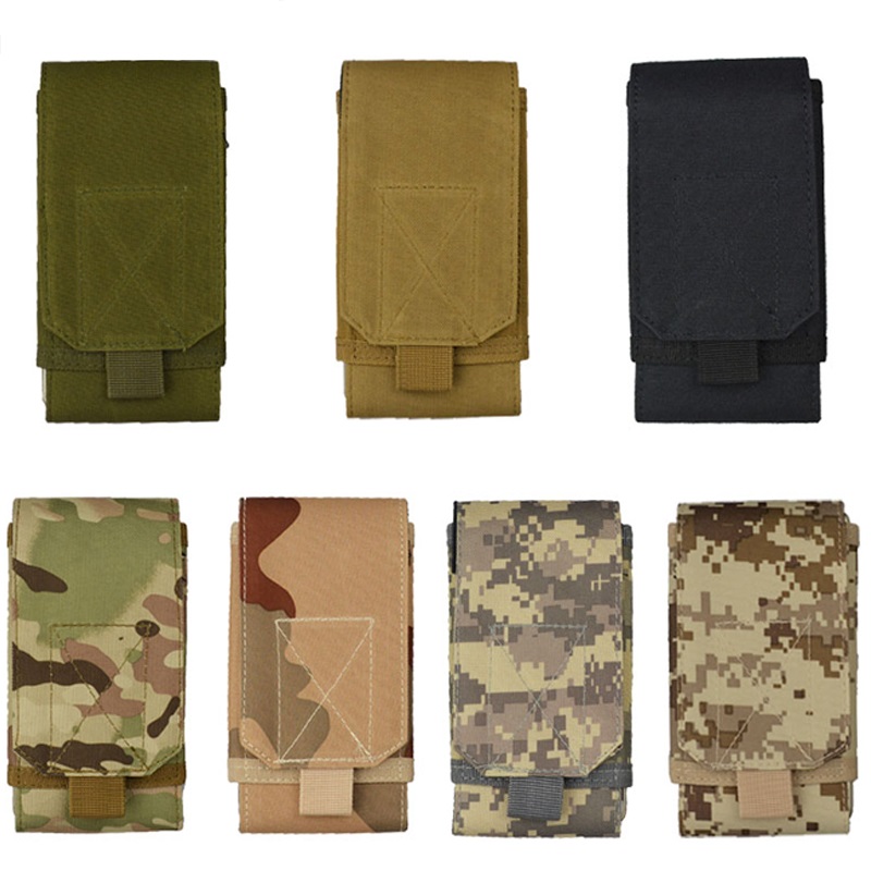 Bolsa de cintura tática militar molle cinto de telefone celular