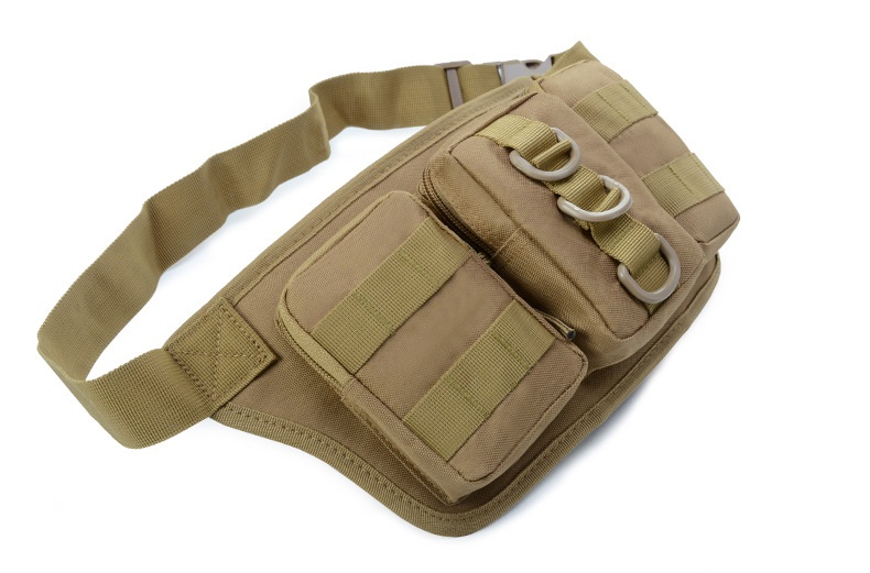 Bolsa de cintura de montanhismo de viagem tático do exército para homens