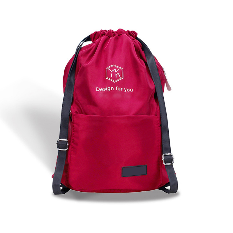 Ginásio portátil Sports Backpack Saco Custom String 