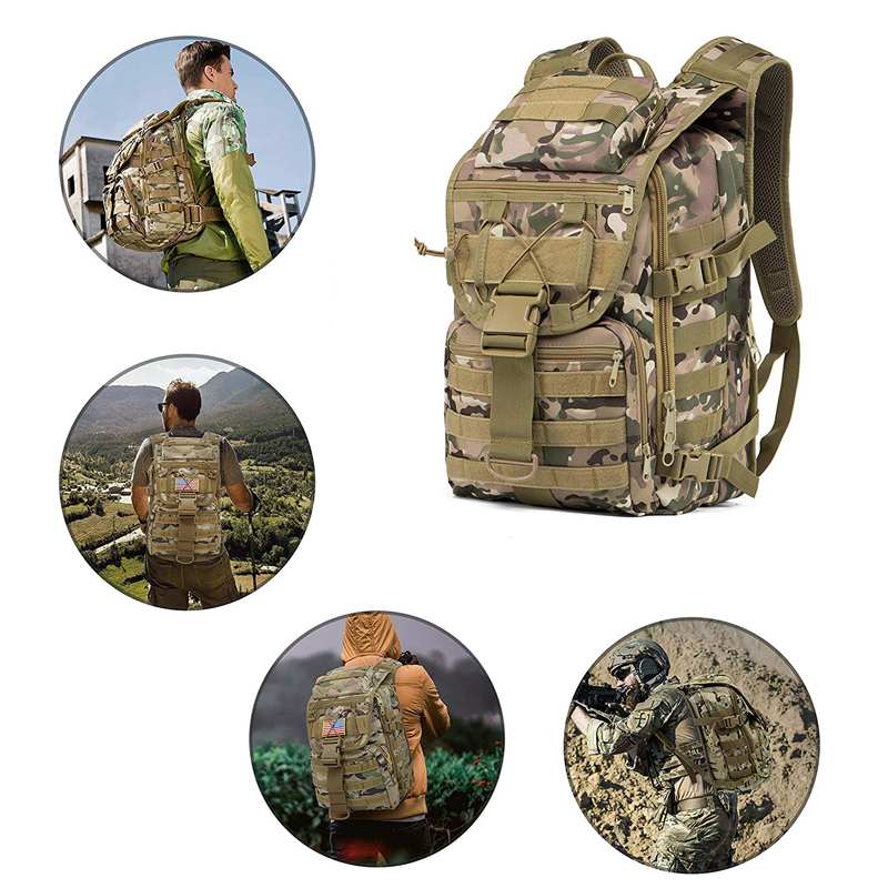 Alpinismo caminhada mochila grande bolsa camuflagem impermeável