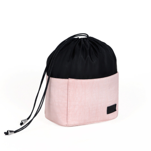 Sacos de cosméticos personalizados de beleza feminina organizador com cordão