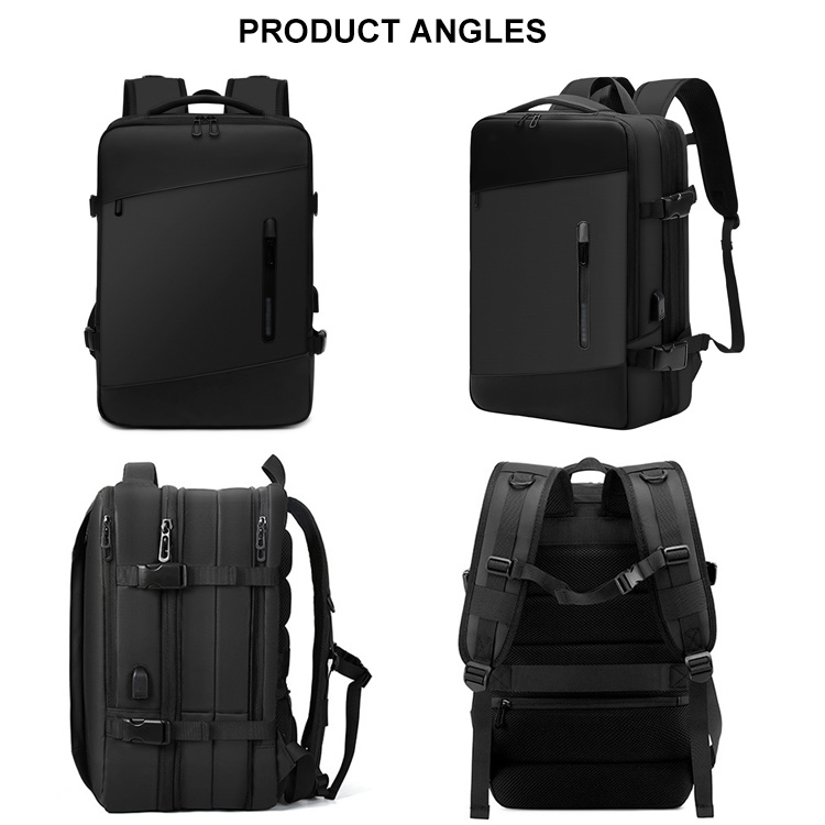 Nylon Anti-roubo Smart USB Laptop Backpack Custom Bag 